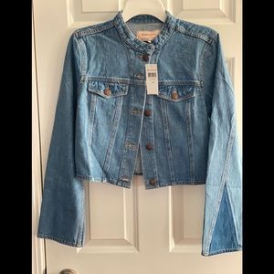NWT BCBGGeneration cropped denim jacket